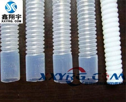 XY-0504耐高溫耐（nài）強酸套聚四氟乙烯PTFE FEP鐵氟龍波（bō）紋軟管